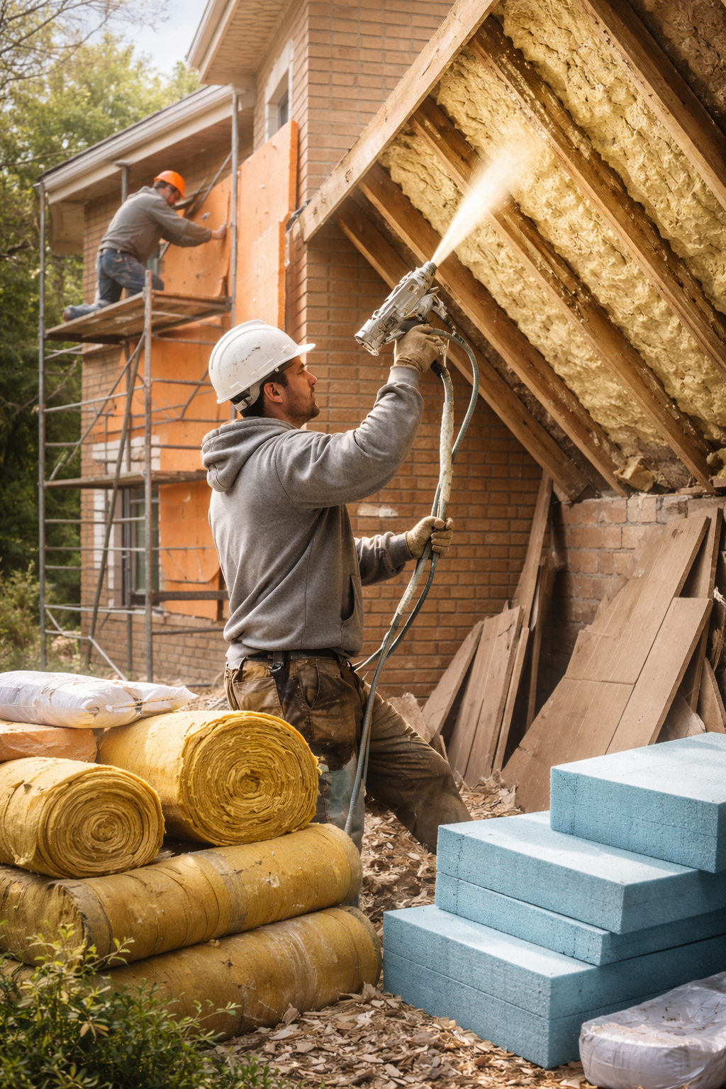 Утепление домов в Симферополе под ключ от 4363 руб/м2 | Профессионально — ТепломастерСим