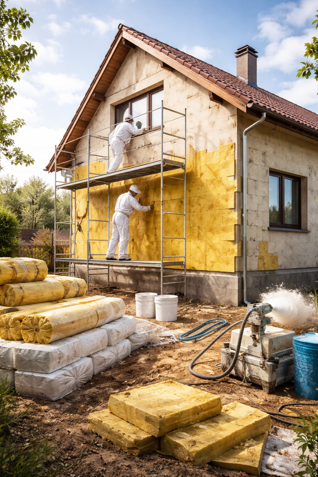Профессиональное утепление домов в Симферополе — тепло, надежность, экономия